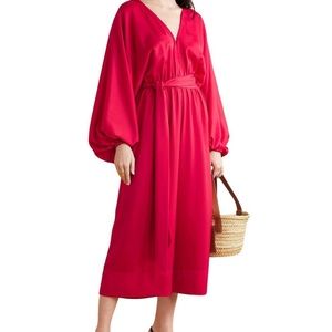 NWOT RHODE Jumpsuit- Fuschia/Red